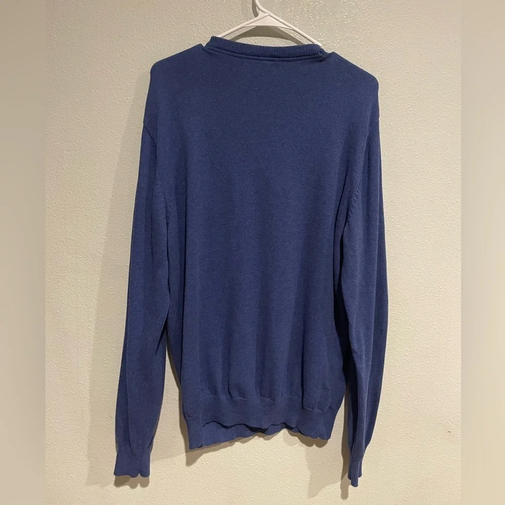 Dunnes Men's Crewneck Sweater in Deep Blue
